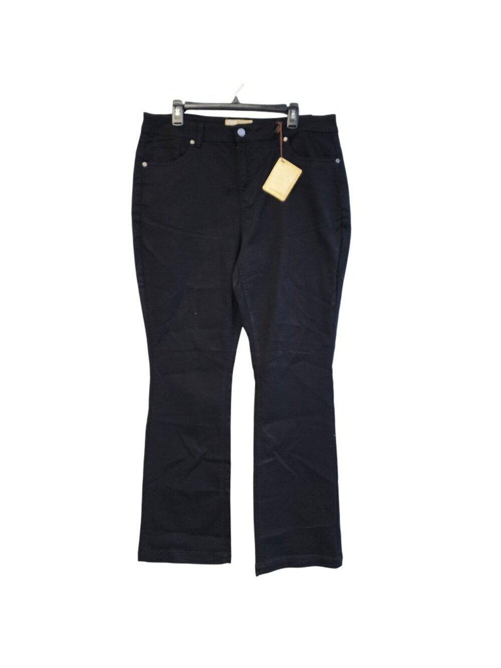 Hybrid Company Womens Black Bootcut Pants Tags Size 16 Stretch Classic Fit